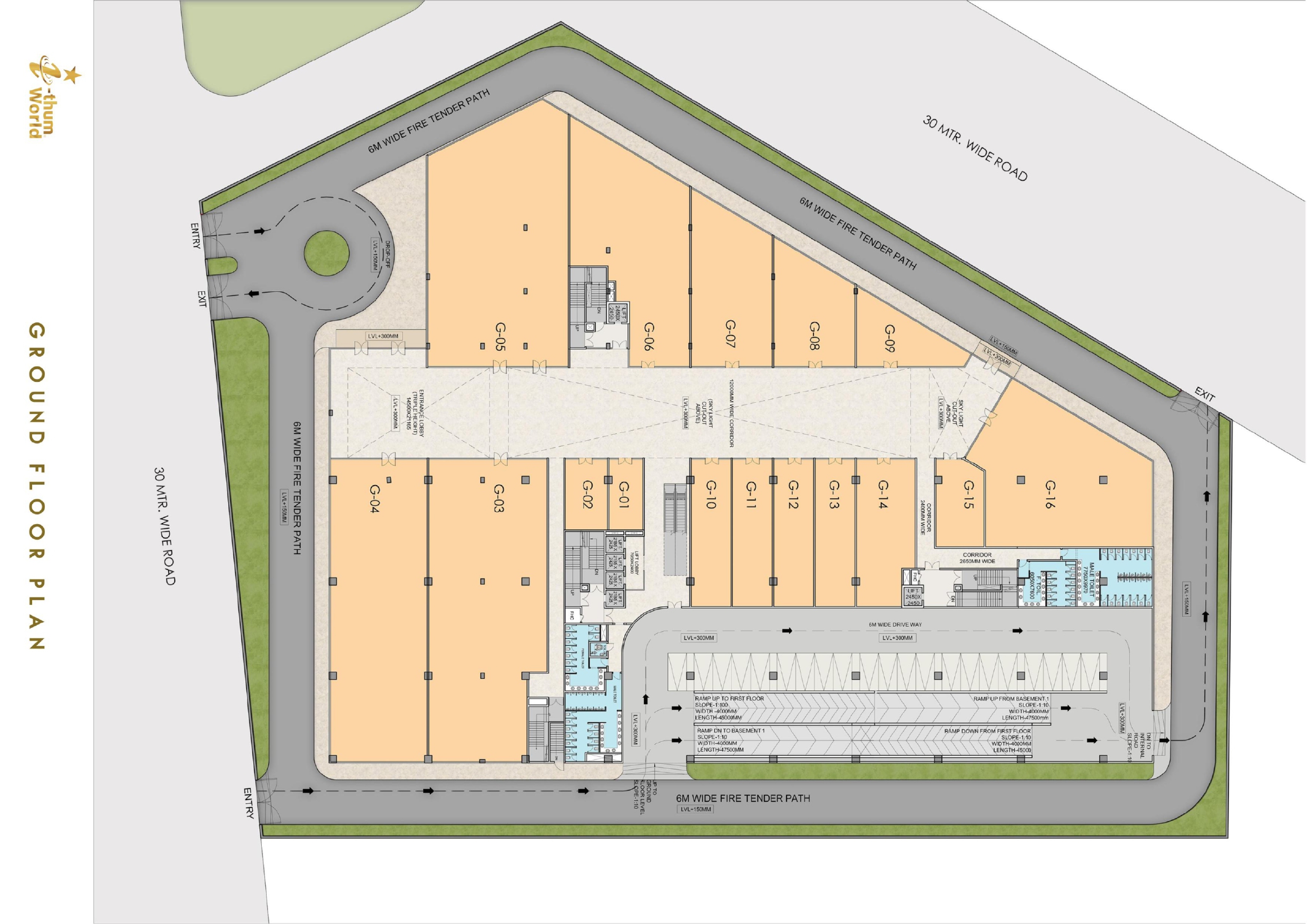 dome center floor plan